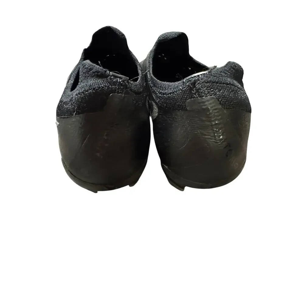 Nike Size 7 Flyknit US Black Soccer Cleats No shoe strings